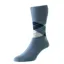 HJ Hall Argyle Organic Cotton Comfort Top Blue HJ644 